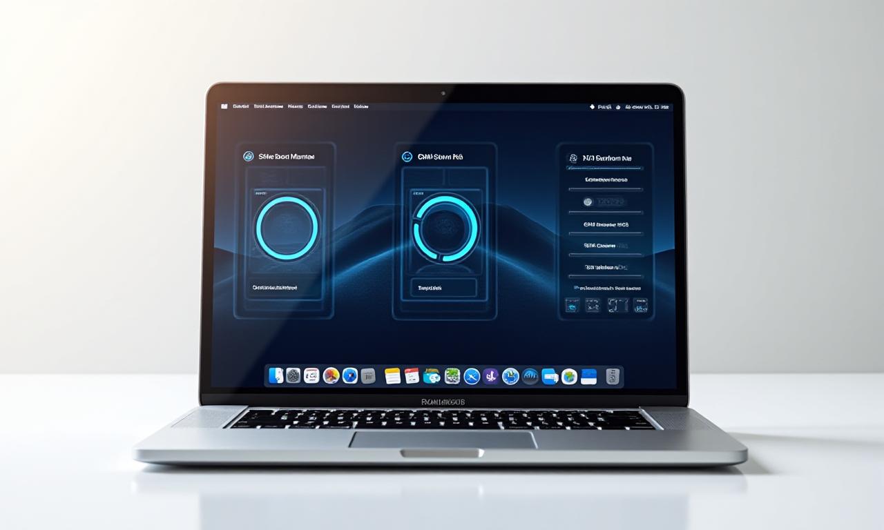 iStat Menus Interface Mockup σε Mac